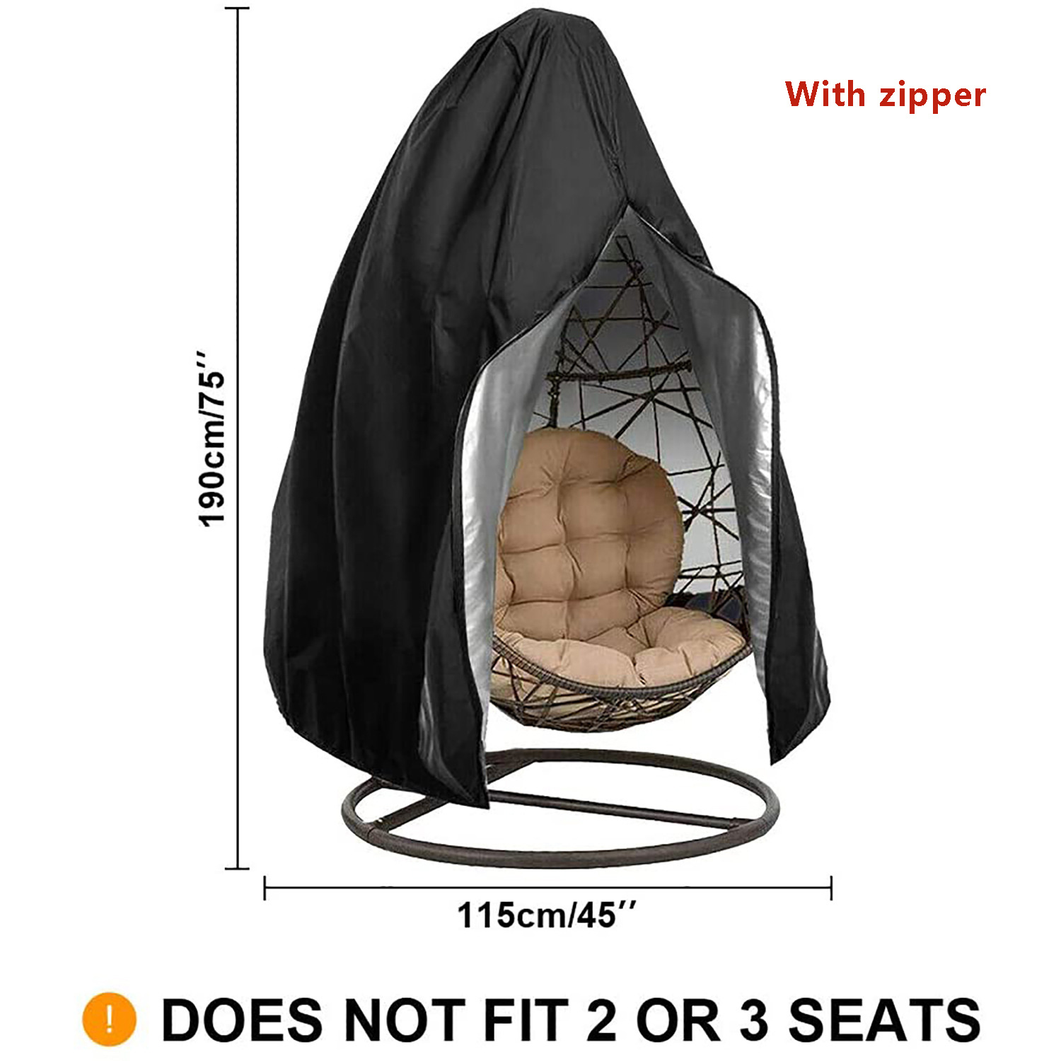 1 Piece Hanging Egg Chair Swin - Outdoor Furniture Paint recension och pris