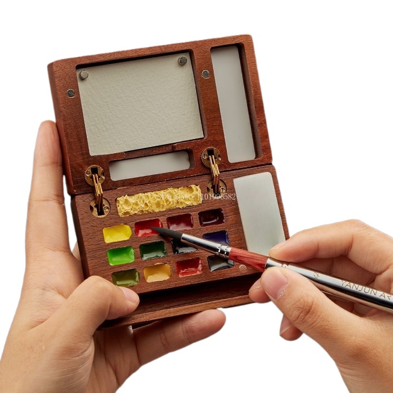 Travel Painting Box Solid Wood - Outdoor Furniture Paint recension och pris