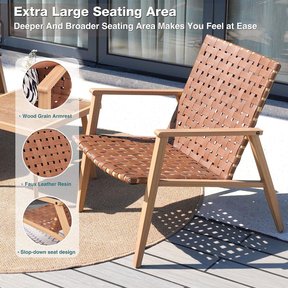 3 Piece Patio Bistro Set, Outd - Bistro Table Set recension och pris