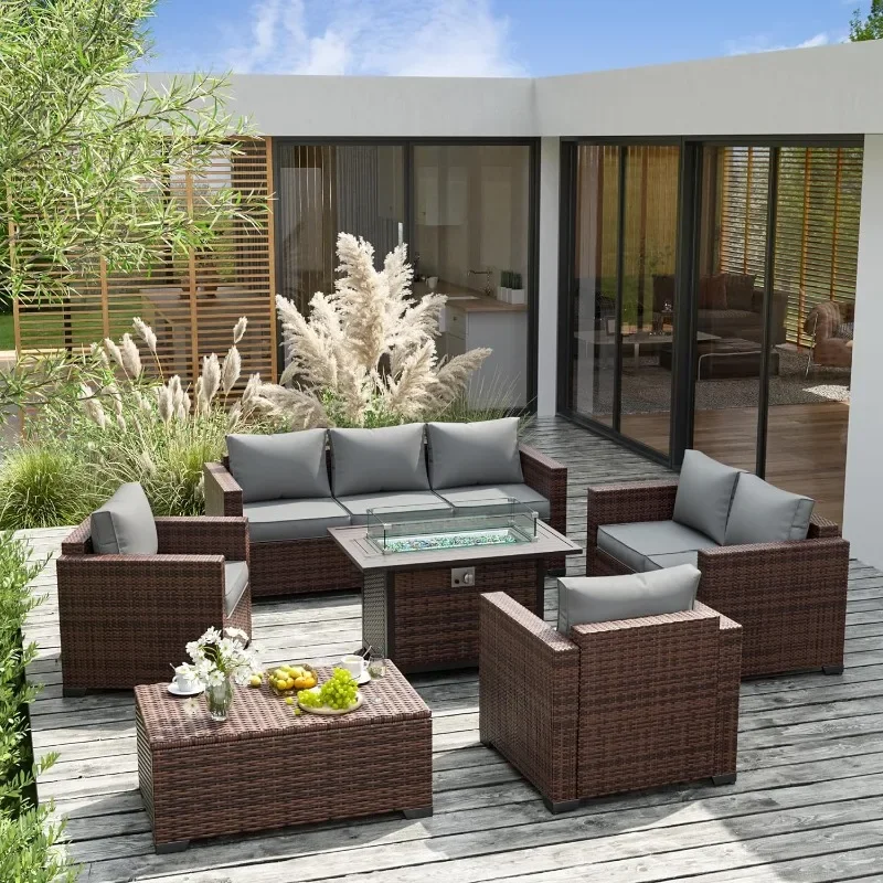 A Furniture Set with Fire Pit  - Outdoor Furniture With Fire Pit recension och pris