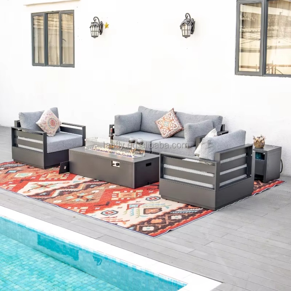 Villa Hotel Outdoor Furniture  - Outdoor Furniture With Fire Pit recension och pris