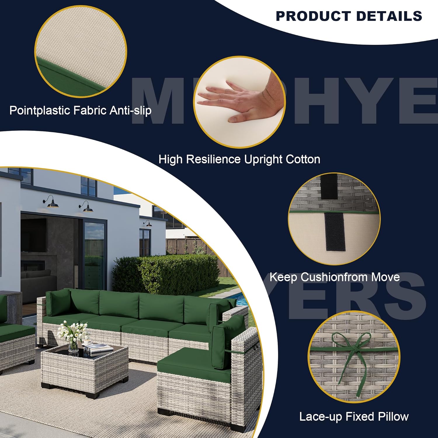 8-Piece Outdoor Patio Furnitur - Outdoor Furniture With Fire Pit recension och pris
