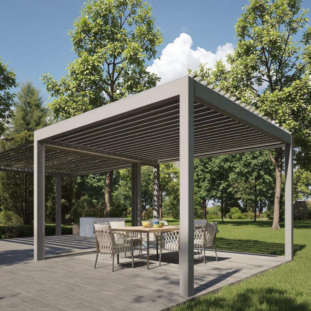 Villa Fashion Rust Proof Alumi - Outdoor Furniture Gazebo recension och pris